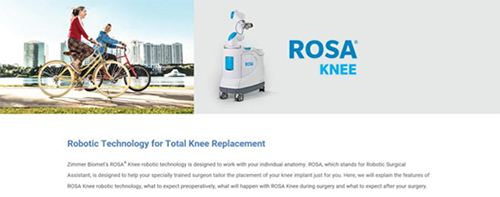 Robotic Technology for total knee surgery